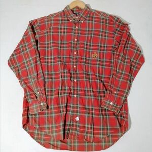 Polo Ralph Lauren Red and Blue Plaid Shirt